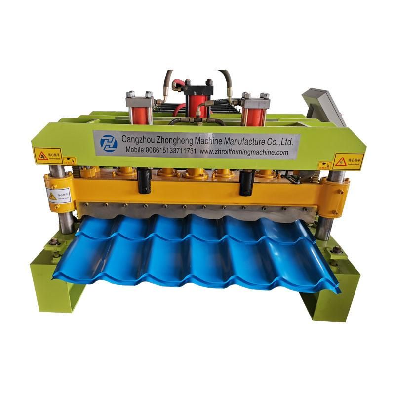 Machinery Manufacturing Machine Glazed Tile Forming Machine Hydraulic Cutting Color Glazed Steel 45# High-End Forming Machine