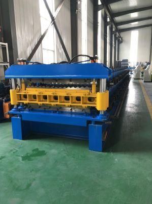 Color Steel and Thicker Material Ibr Corrugated Tile Double Layer Roll Forming Machine