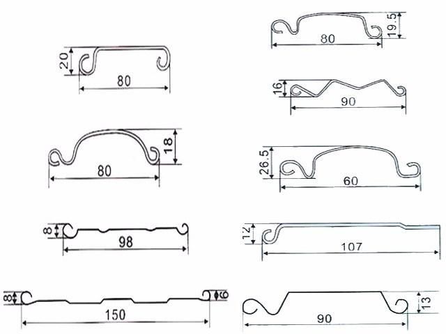 Guide Rail Roll Former Making Machine Metal Steel Roller Shutter Roll Forming Machine