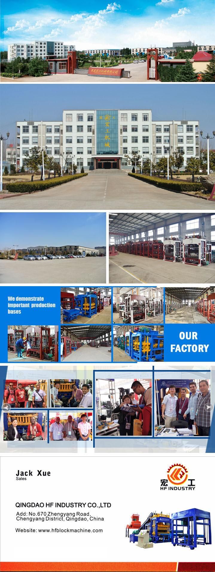 Qt5-15 Automatic Hydraulic Concrete Cement Fly Ash Brick Block Making Machine