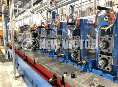 Iron Pipe Gavanized Tube High Frequency Welding Prodiction Line