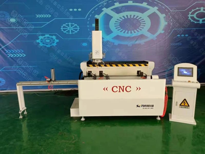 CNC Drilling and Milling Machine for The Processing of Chamfering of Aluminum Profile Milling for Doors and Windows Making