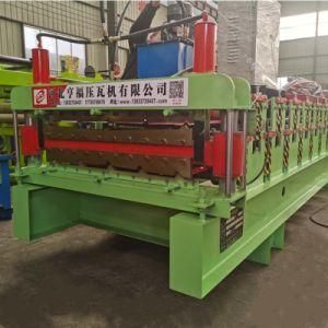 Hf High Quality Double Deck Roll Forming Machine for Sale