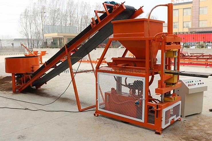 Cy2-10 Semi Automatic Soil Cement Interlocking Brick Machine Hydraform Brick Machine in South Africa