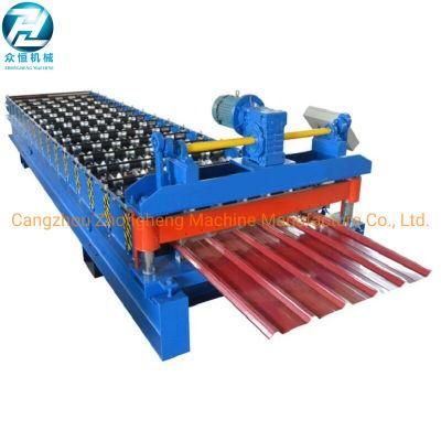 Aluminium Color Steel Trapezoidal Ibr Roof Panel Roll Forming Machine