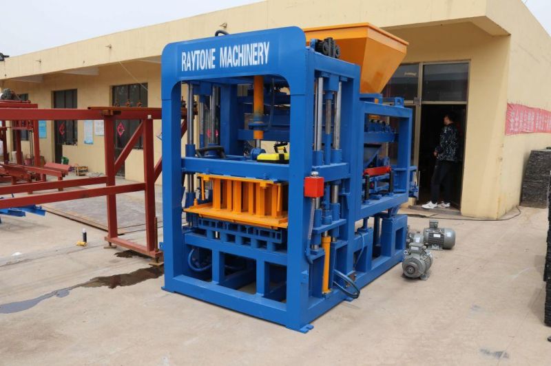 Qt4-18 Hydraform Hollow Block Pressing Plant Concrete Brick Making Machine Factory