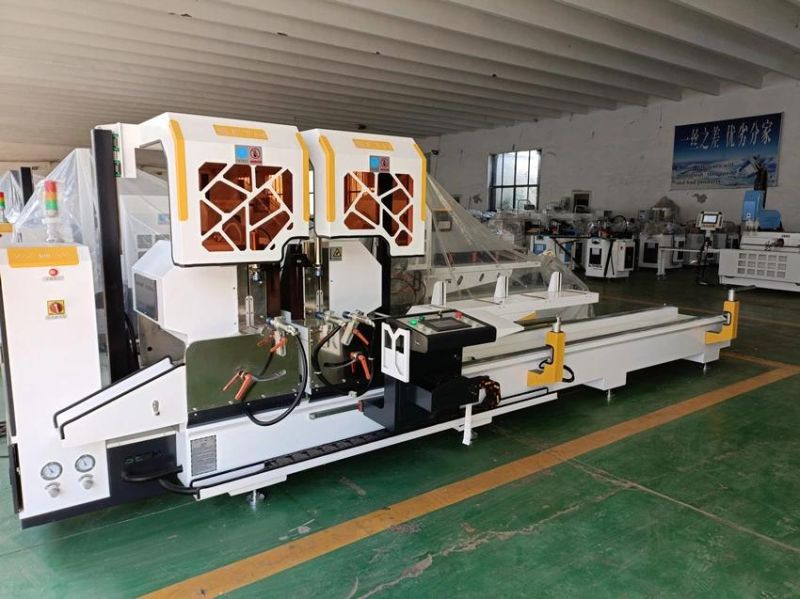 CNC Machine Double Head Cutting Saw/UPVC/PVC Profile Double Head Cutting Saw/Aluminum Cutting Machine/Window Making Machine Supplier