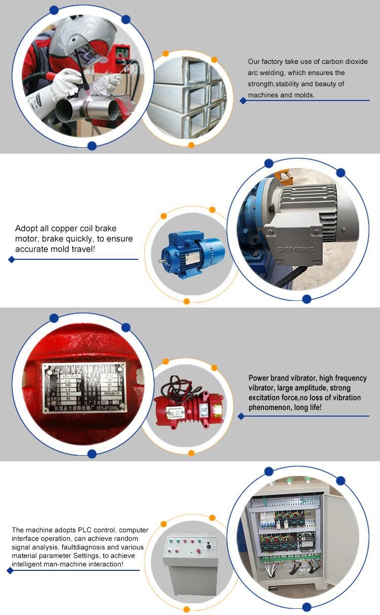 German Technology Qt4-24 Semi Automatic Hollow /Solid /Paver/ Concrete Brick Block Making