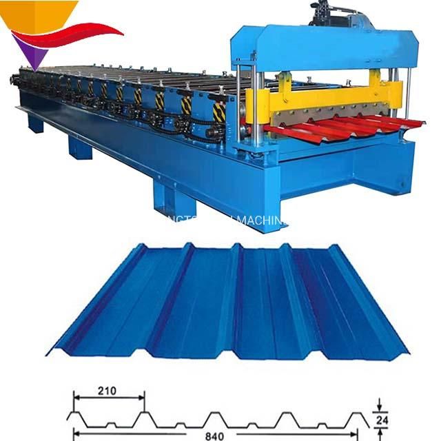 Trpezoidal Roof Sheet Wall Roof Plate Roll Forming Machine