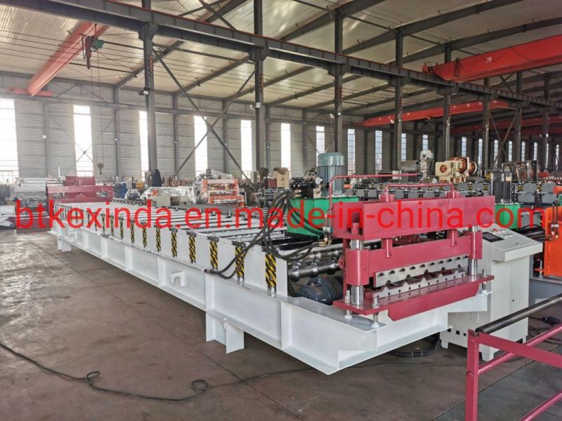 Roofing Sheet Trapezoid Iron Cold Galvanizing Line Roll Forming Making Machine