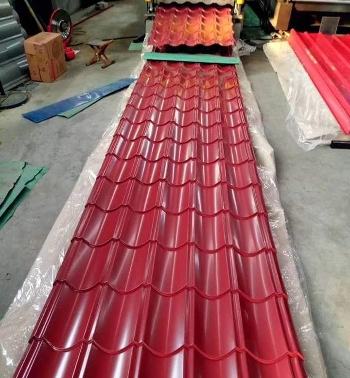 Africa Glazed Tile Aluminium Roofing Machine Panel Making Roll Forming Machine