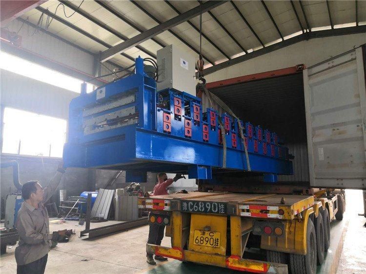 Automatic Expressway 2 Wave Guardrail Crash Barrier Roll Forming Machine