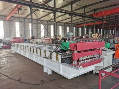 Roofing Sheet Trapezoid Iron Cold Galvanizing Line Roll Forming Making Machine