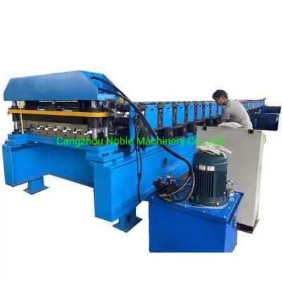 High Strength Full Automatic Steel Profile Structure Metal Sheet Floor Deck Making Machine