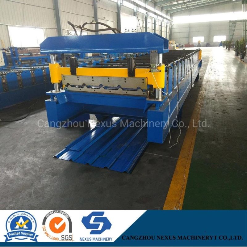 Prepainted Galvanized Steel Building Machine for Making Color Steel Roof Sheet Metal Glazed Roofing Tile