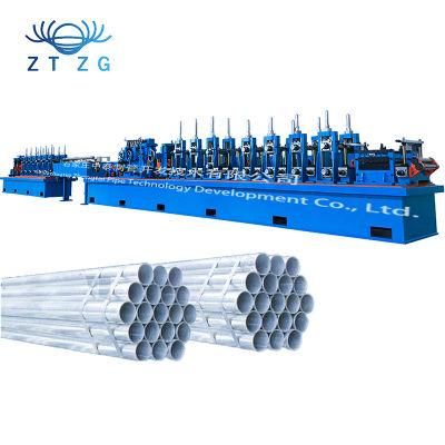 ERW 76 Diameter 32-76mm Low Carbon Steel Pipe Making Machine High Speed