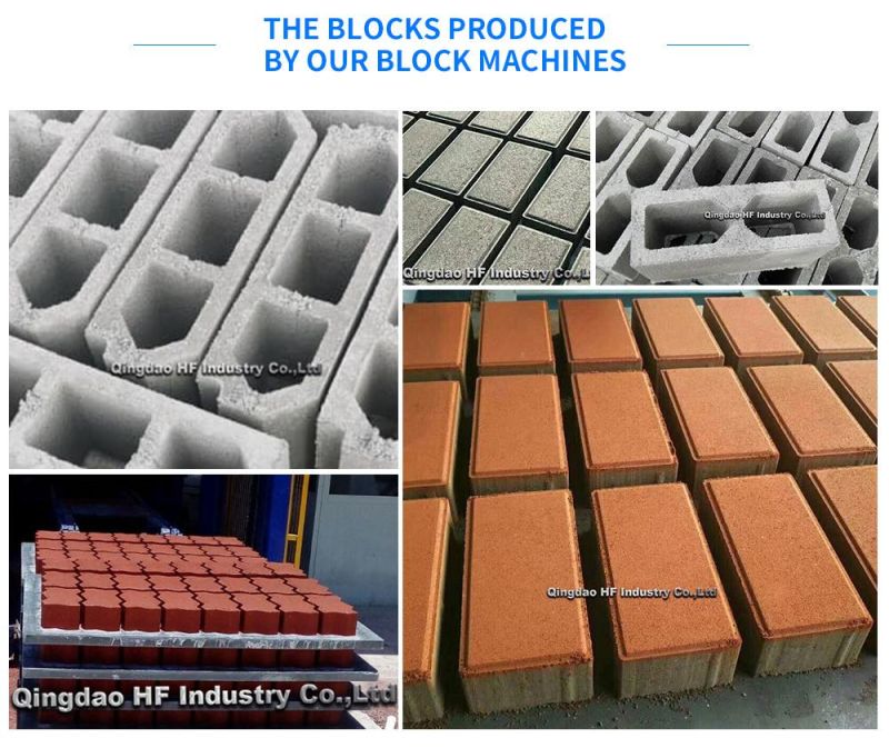 Qt5-15 Automatic Cement Compressed Hollow Blocks Making Machine