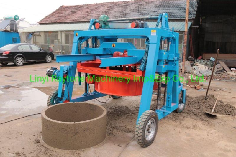 Qtm6-25 Mobile Concrete Block Making Machine