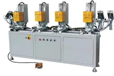 Automatic PVC Window Profile Four Head Screw Fastening Machine