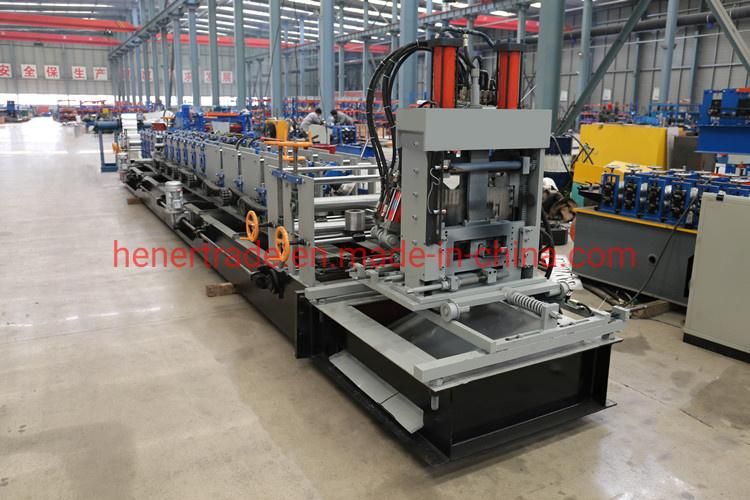 China Factory Customized Profiles Metal Steel Strip CZ Purlin Interchangeable Roll Forming Machine