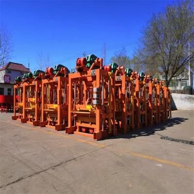 Construction Equipment Qt4-40 Make Hollow/Solid Bricks/Pavers/Hourdis Concrete Brick Machine