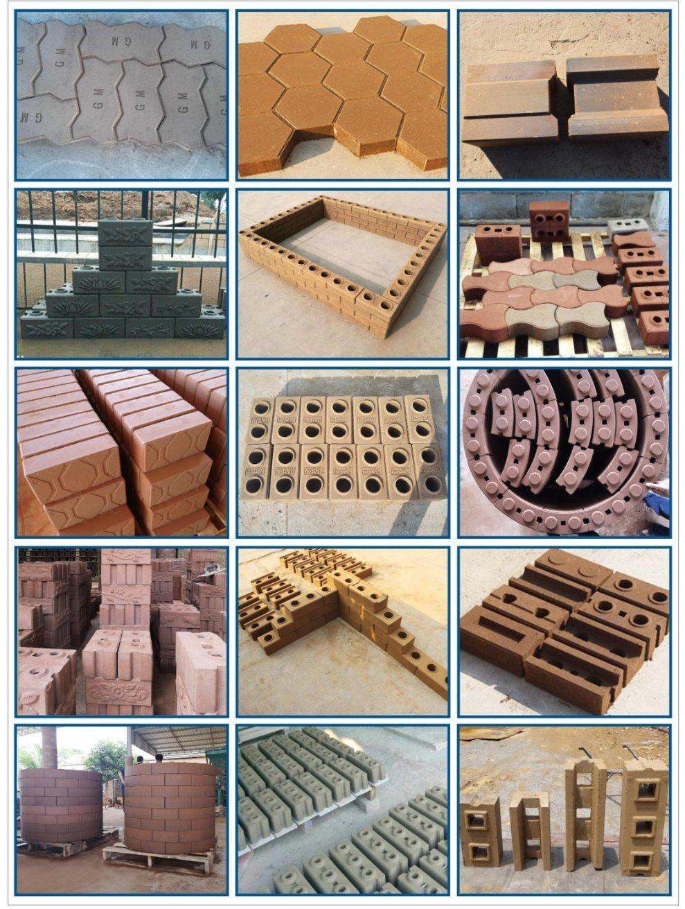 Semi Automatic Brick Machine Solid Clay Brick Making Machine with Top Brand Diesel Motor