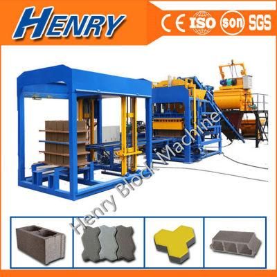 Qt8-15 Advanced High Quality Hydraulic Fully Automatic Hollow Concrete Block Making Machine Cement Paver Curbstone Machine Production Line