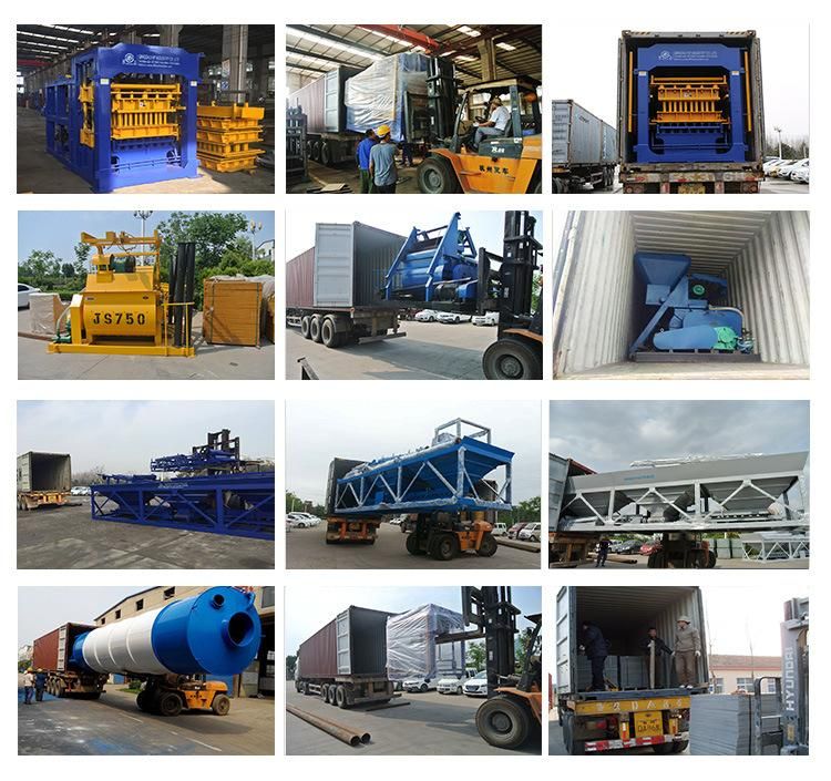 Qt4-40 Small Manual Solid Cement Concrete Hollow Pavement Brick Block Making Machine Provider in China