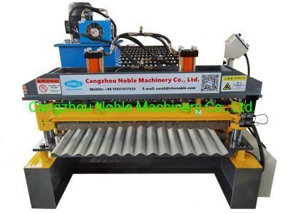 PPGI/Gi Corrugated Steel Roof Sheet Making Roll Forming Machine