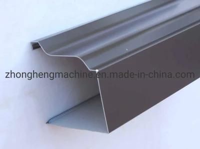 Aluminum Steel Half Rain Gutter Down Pipe Roll Forming Machine