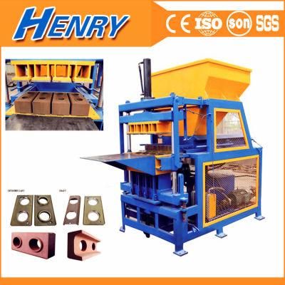 Hr4-14 Hydraulic Concrete Block Making Machine with Siemens Motor Clay Brick Making Machine