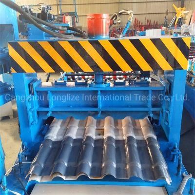 Corrugated Glazed Roofing Sheet Tile Roll Making Machine