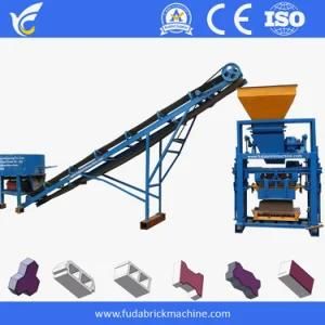 Cement Concrete Hollow Block Machine, Color Pavers Brick Making Machine