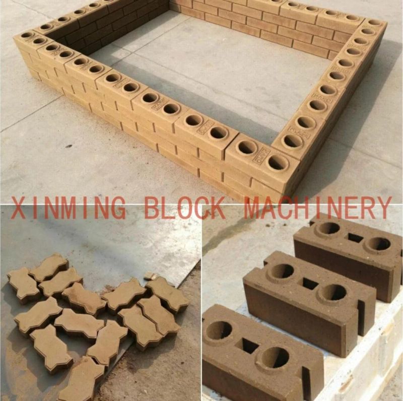 Small Busniess Xm 2-10 Automatic Clay Brick Making Machine Interlock, Hollow Brick, Solid Brick Factory Price for Commercial or Home Use