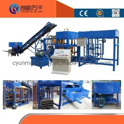 Qt4-25 Full Automatic Production Line Concrete Cement Brick Machine in Sri Lanka