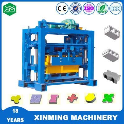 Qt40-2 Semi-Automatic Concrect Block Making Machine Hollow Bricks Making Machine with High Quality