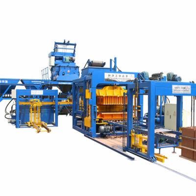 Full Automatic Hydraulic Concrete Hollow Block Paver Pavement Brick Making Machine Line Factory Price for 2021