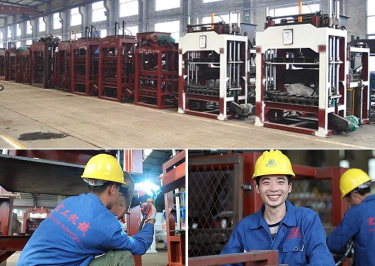 Qingdao Hf Industry Qt4-16 Automatic Cement Concrete Hollow Block Making Machine
