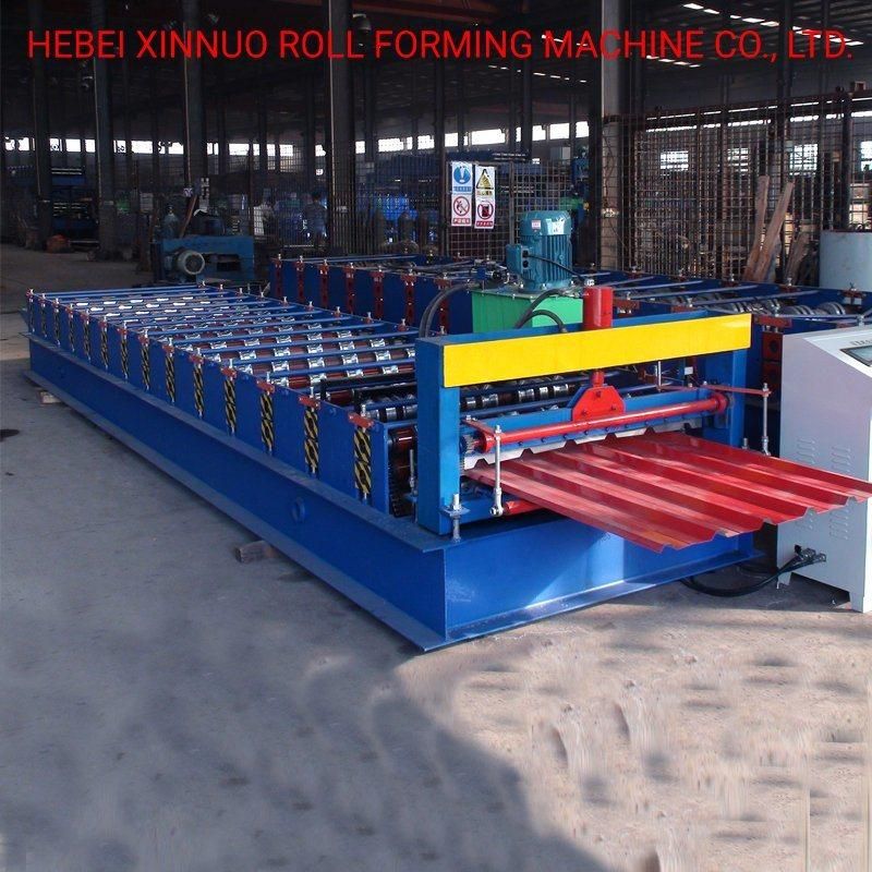 1000 Colored Steel Roofing Sheet Cold Roll Forming Machine