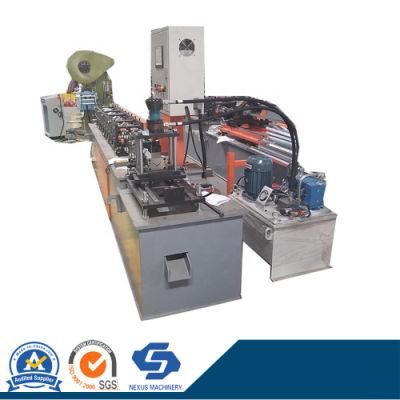 Double C and U Channel Light Steel Roll Forming Machine to Make Drywall Profiles