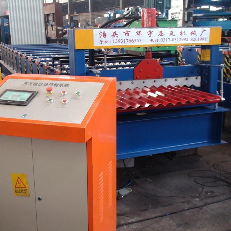Corrugated Sheet Metal Roofing Roll Forming Machine