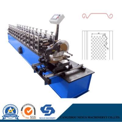 Perforated and Unperforated Roller Shutter Door Slat Roll Forming Machine