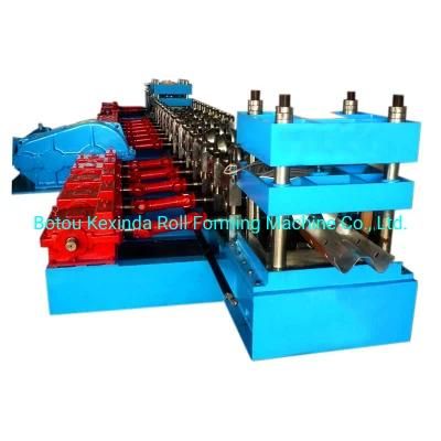 Galvanized Steel W Profile Highway Guardrail Roll Forming Machine