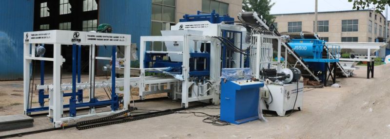 Factory Sale Qt12-15 Full Automatic Hydraulic Press Concrete Hollow Houdis Solid Stock Maxi and Color Paver Curbstone Brick Block Making Machine Price