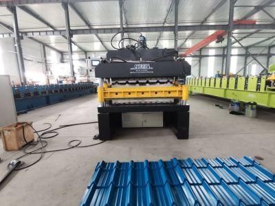 Galvanised Steel Roof Panel Double Layer Roofing Sheet Roll Forming Machine