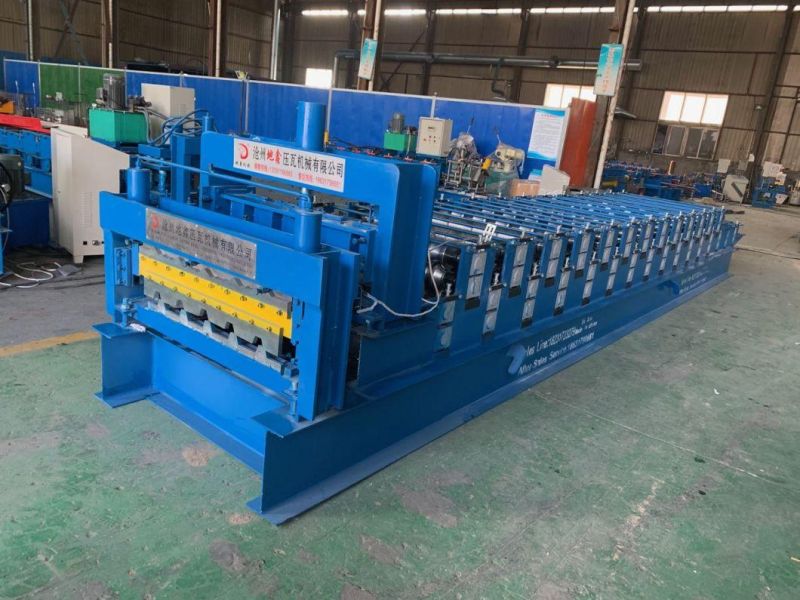 Steel Profile Glazed Tile Metal Roof Trapezoidal Sheet Roll Forming Machine