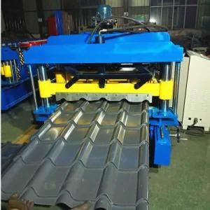 Galvanized Roof Panel Glazed Tile Roll Forming Machine Production Line