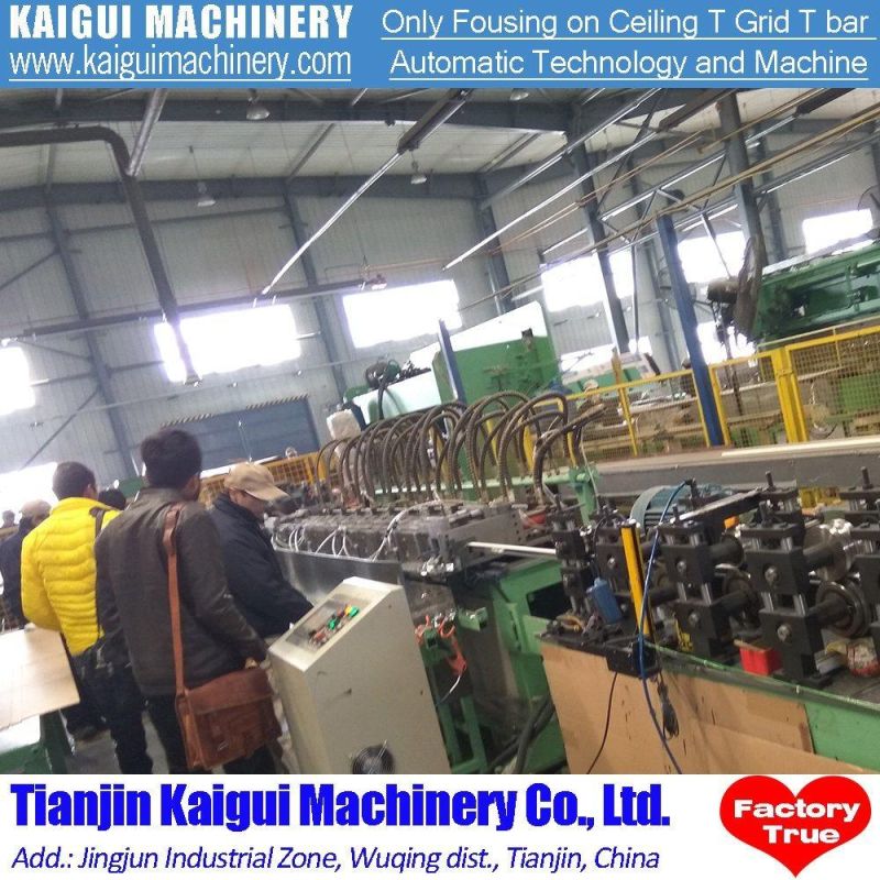 T Grid Production Line Cold Roll Forming Machine