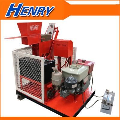 Hr1-25 Diesel Engine Power Soil Clay Cement Interlocking Brick Making Machine Lego Brick