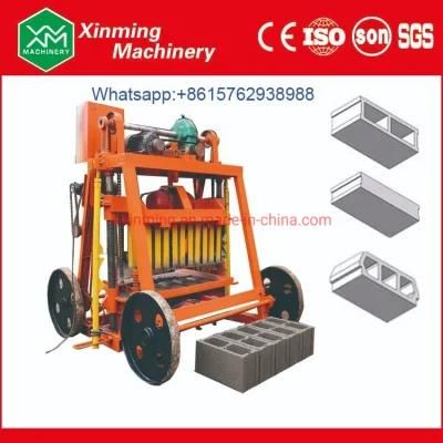 Egg Layer Block Making Machine with Concret Hollow Paver Qmy4-45
